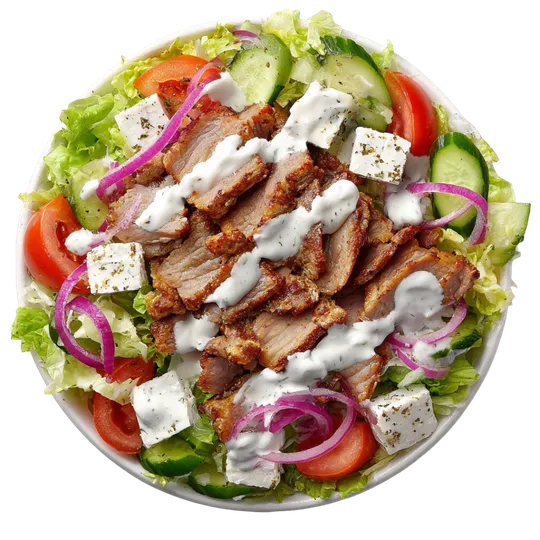 Kebab salaatilla